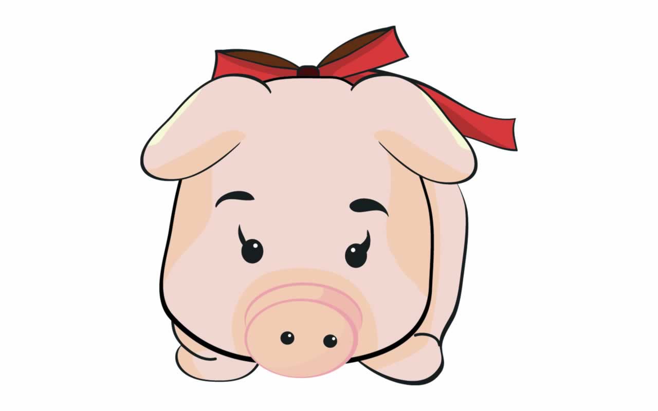 Cartoon Pig Wallpaper 14228 Hd Wallpapers In Animals - Pig Cartoon , HD Wallpaper & Backgrounds