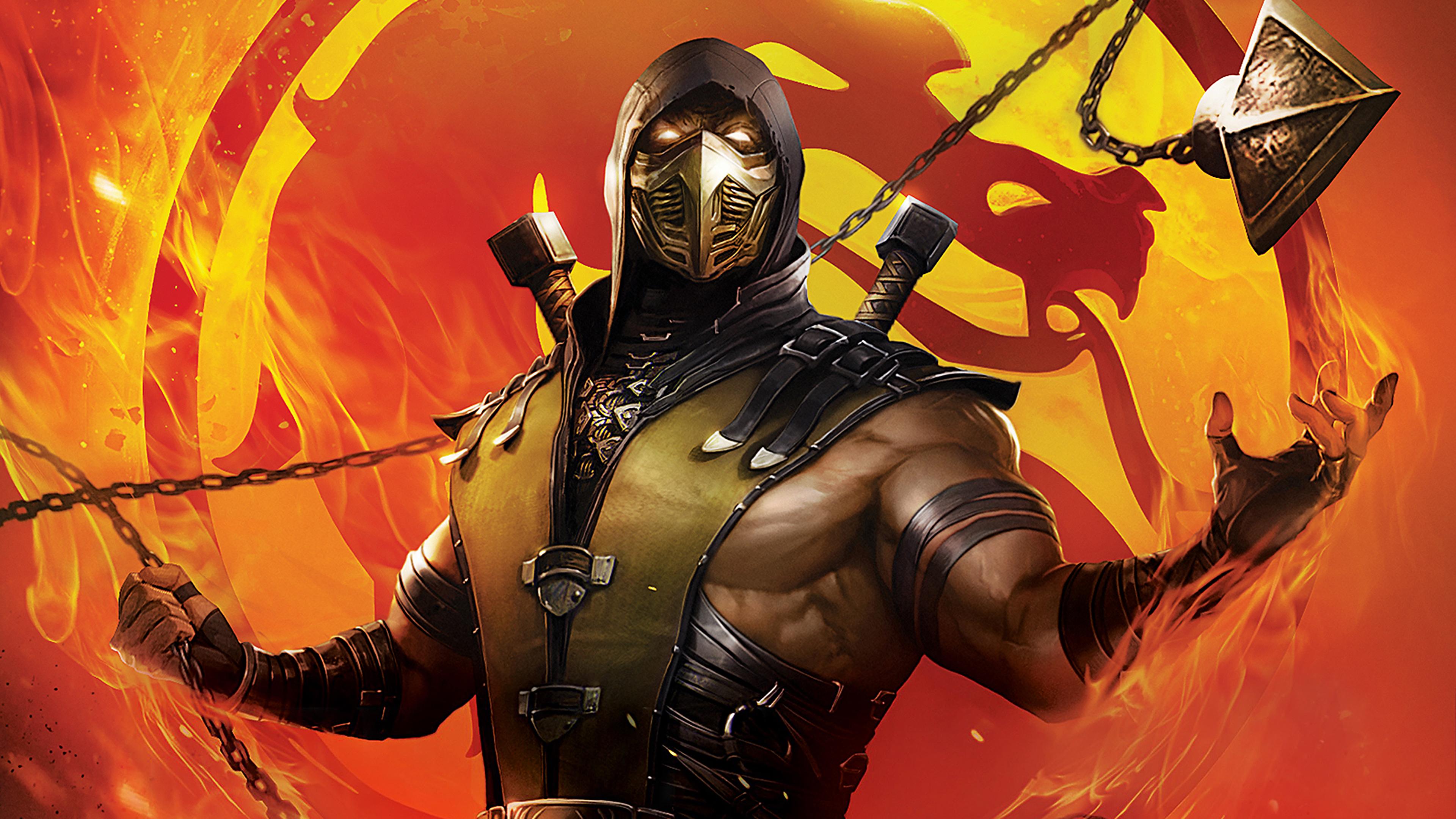 Mortal Kombat Legends Scorpions Revenge 2020 4k - Mortal Kombat Scorpion's Revenge , HD Wallpaper & Backgrounds