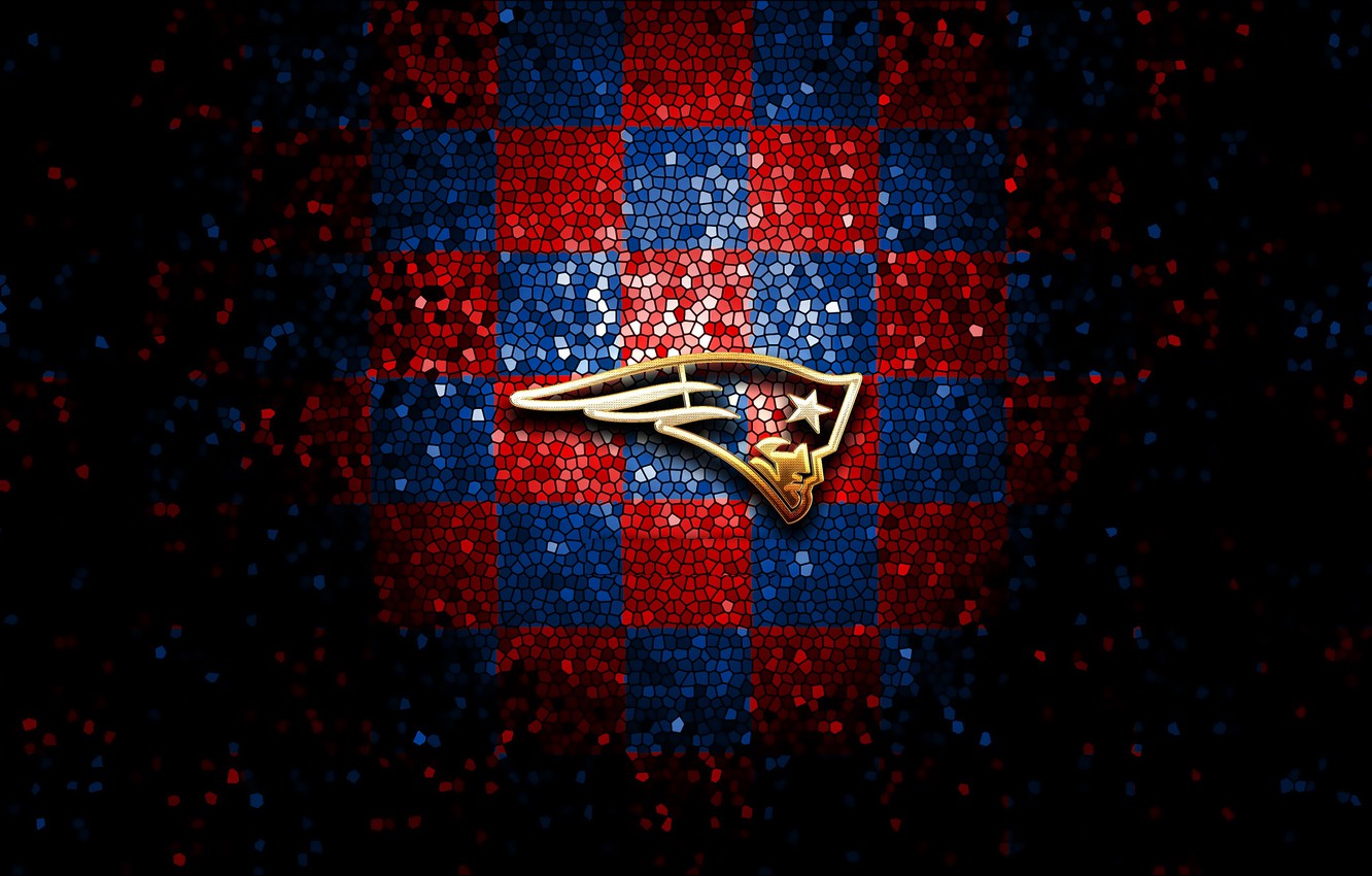 Photo Wallpaper Wallpaper, Sport, Logo, Nfl, Glitter, - Cool Patriots Logo , HD Wallpaper & Backgrounds