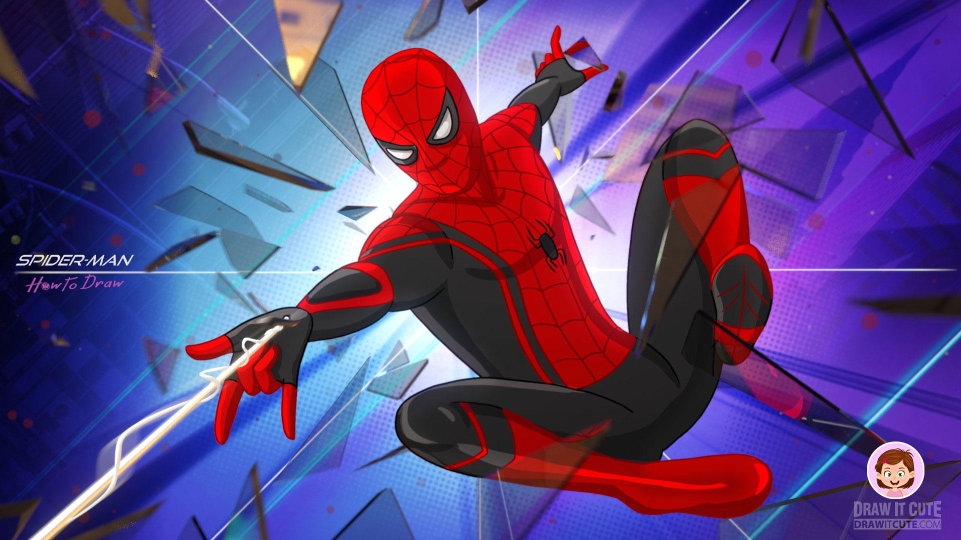Amazing Spider Man Easy Drawing , HD Wallpaper & Backgrounds