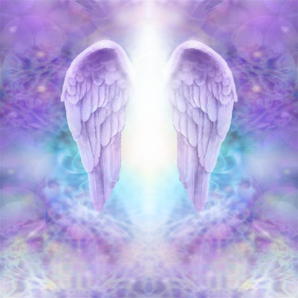 Angel Wings Blue Background