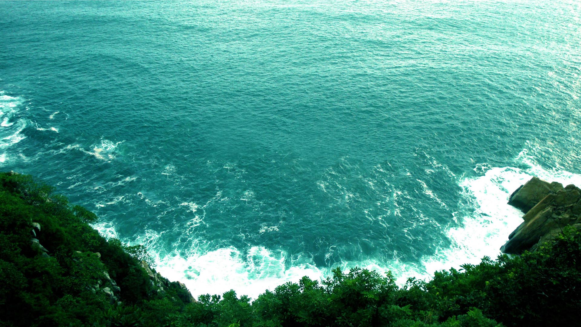 Serenity Of The Sea Hd Wallpaper Fullhdwpp Full Hd - Bank Of The Ocean , HD Wallpaper & Backgrounds