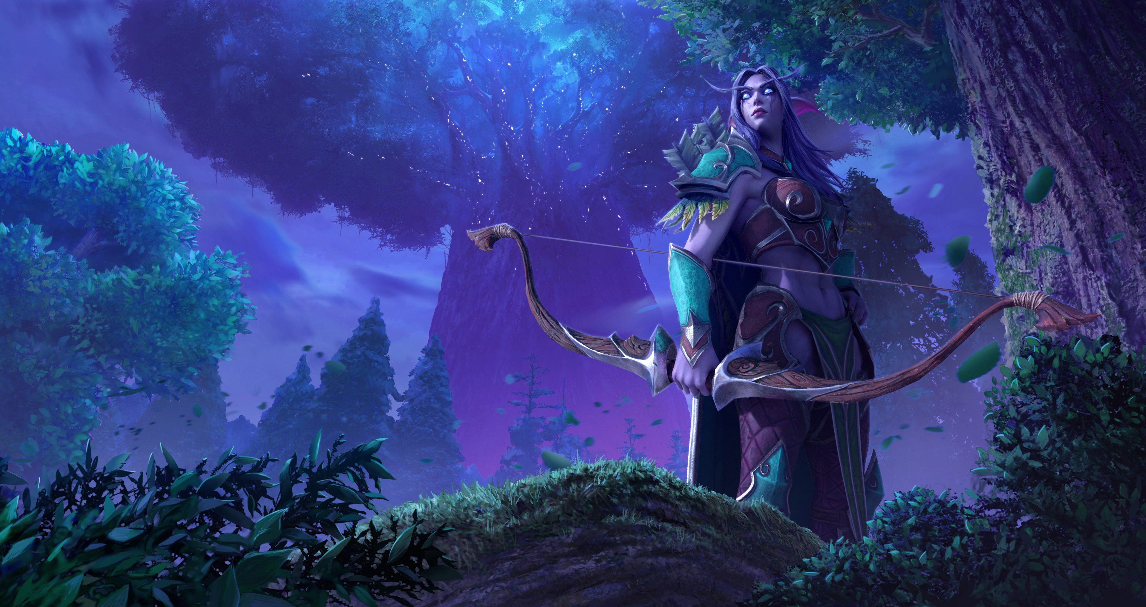 Warcraft 3 Reforged Night Elf , HD Wallpaper & Backgrounds