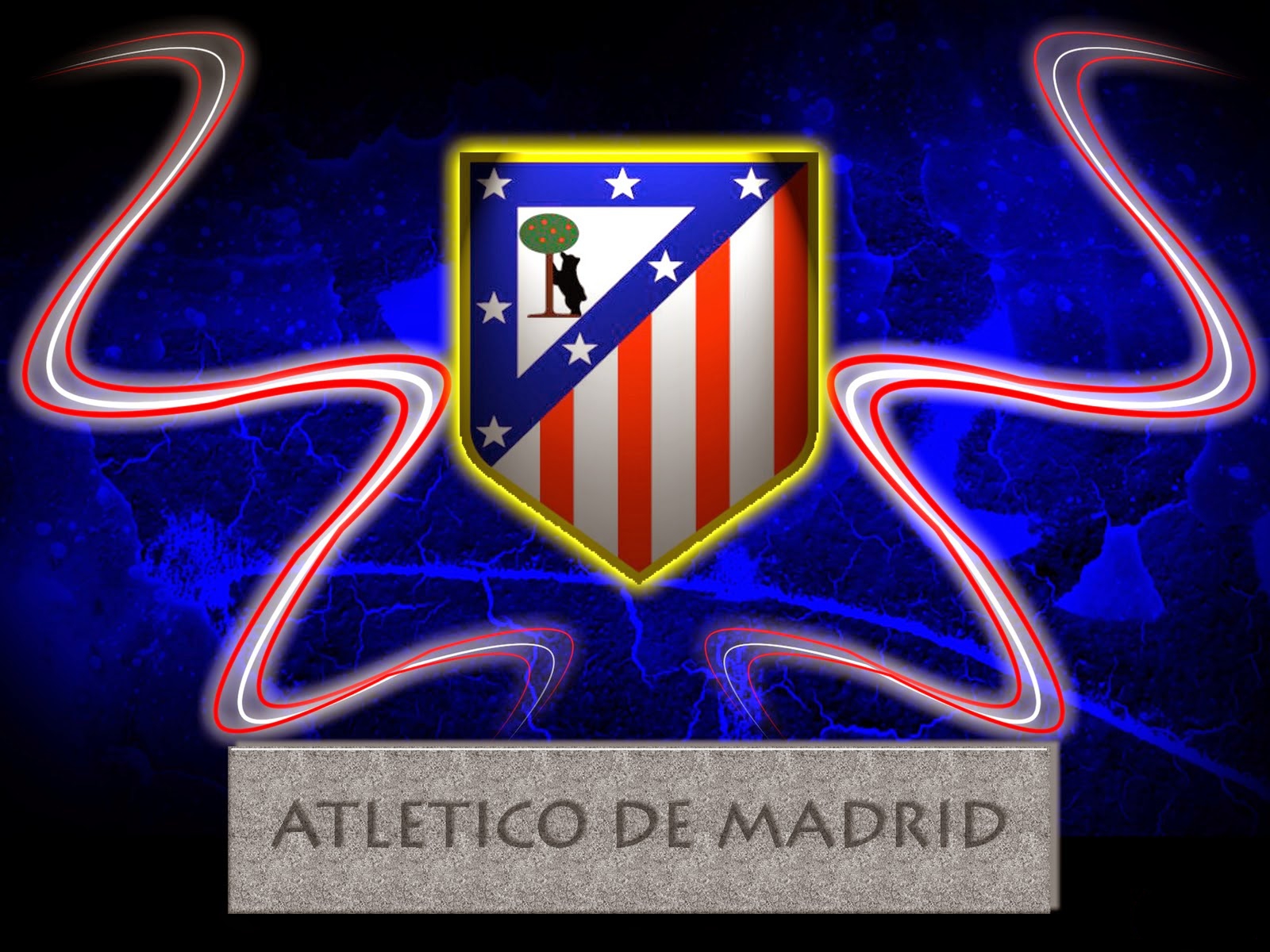 Hd Atletico Madrid Logo Wallpaper - Athletico Madrid Logo , HD Wallpaper & Backgrounds