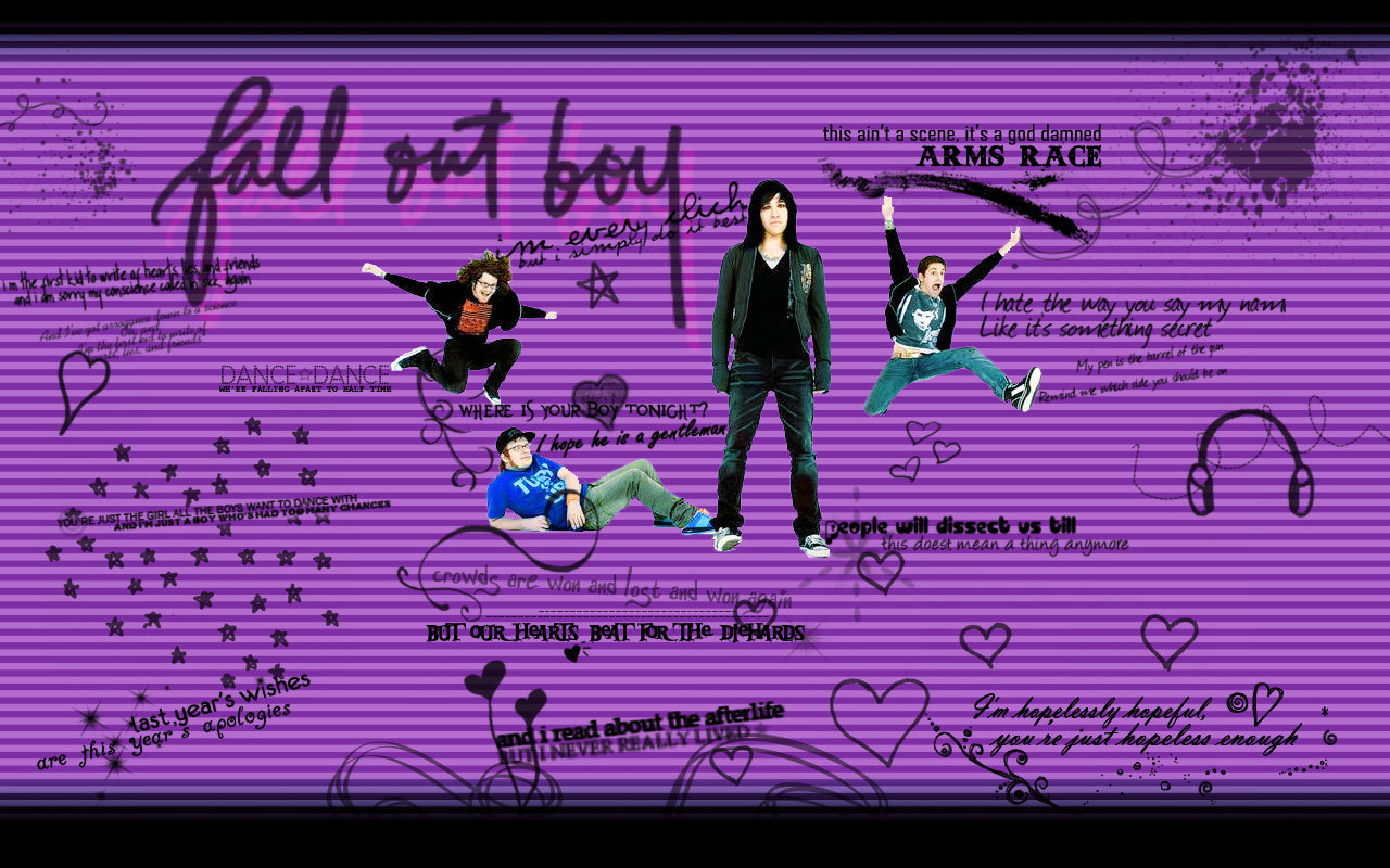 Fall Out Boy 33 Fall Out Boy 2839649 1280 800jpg - Fall Out Boy , HD Wallpaper & Backgrounds