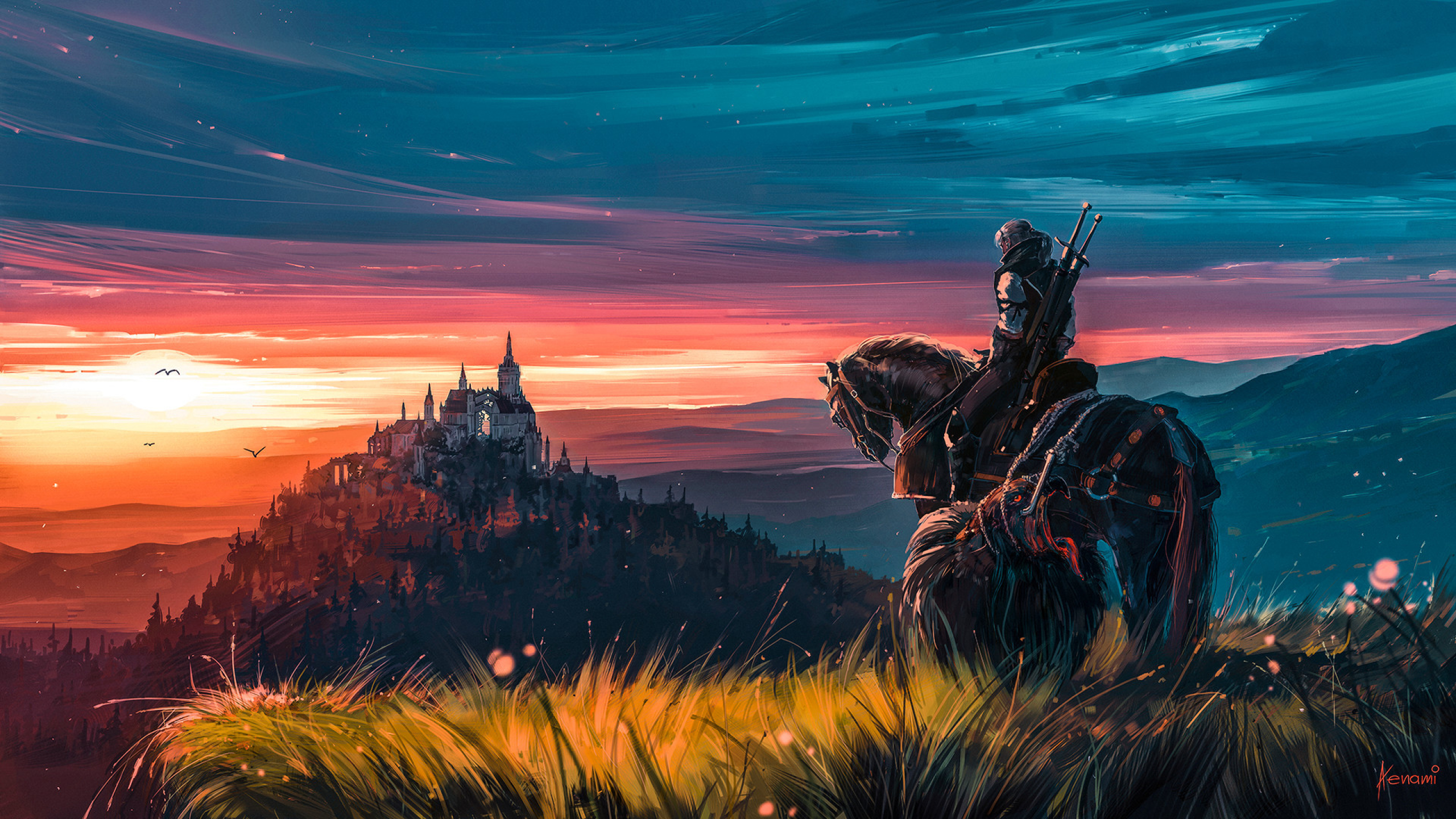 Witcher 3 Painting , HD Wallpaper & Backgrounds