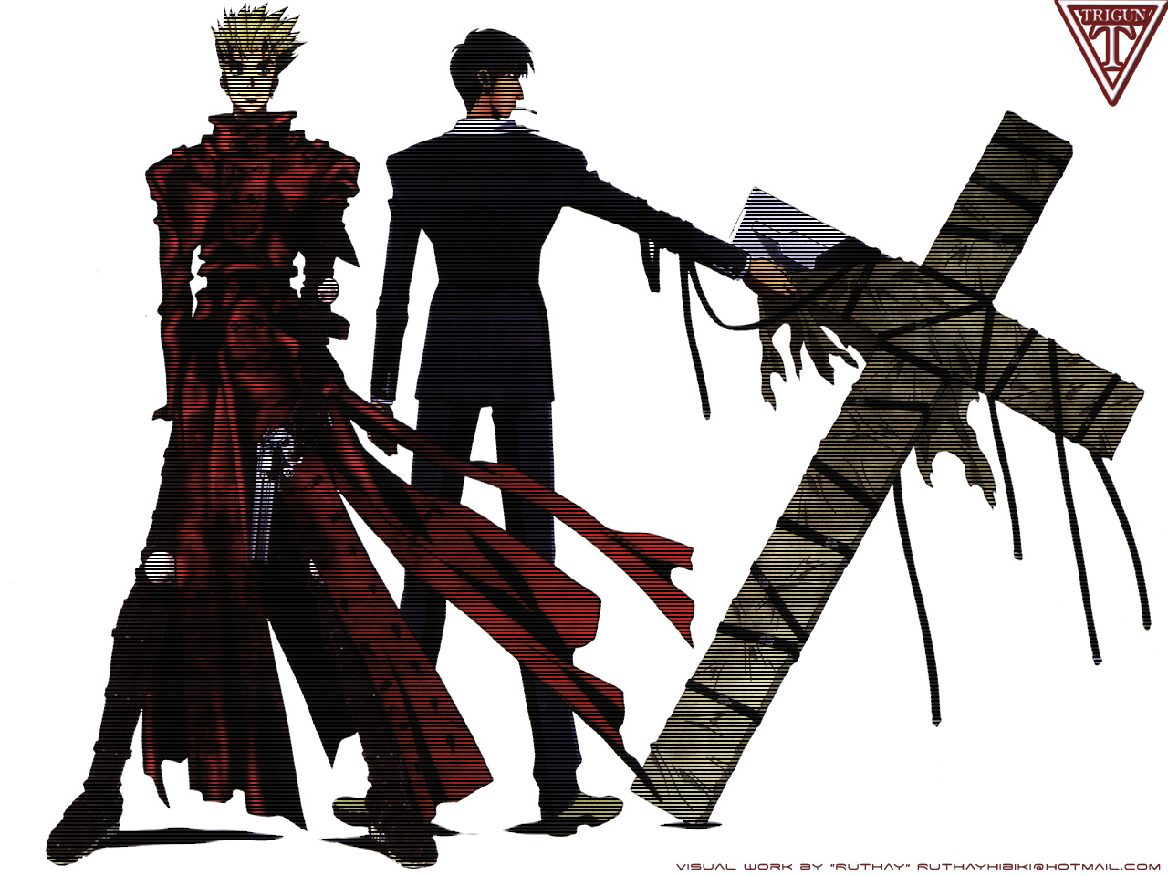 Trigun Vash And Wolfwood , HD Wallpaper & Backgrounds