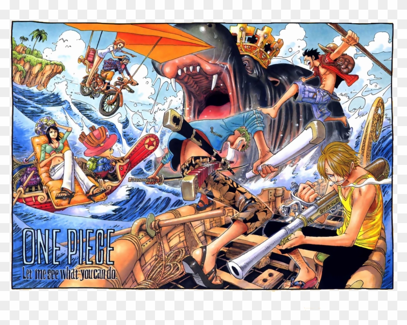 One Piece Wallpaper From Manga Clipart - One Piece Colour Spread , HD Wallpaper & Backgrounds