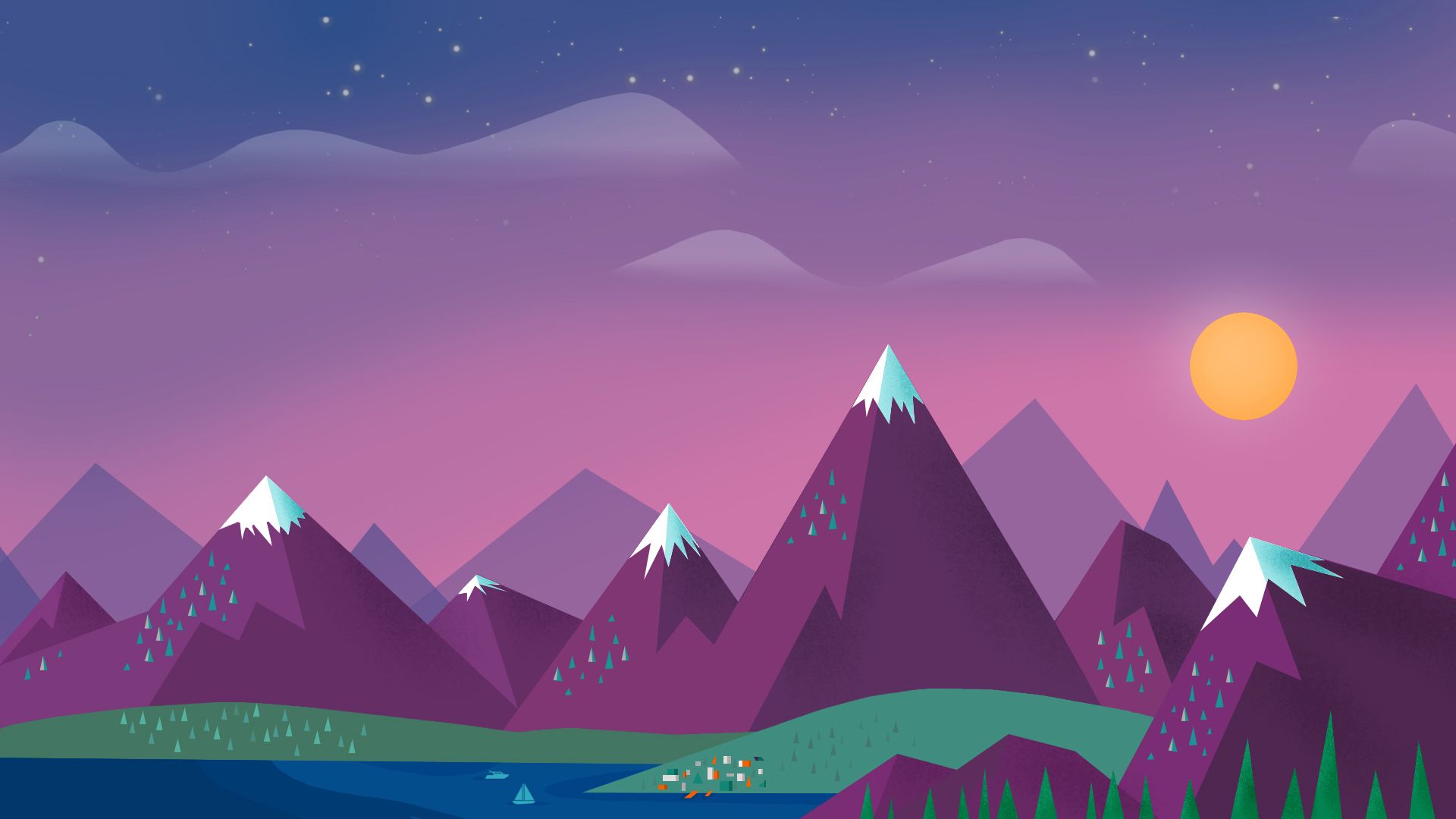 Minimalist Nature Background , HD Wallpaper & Backgrounds