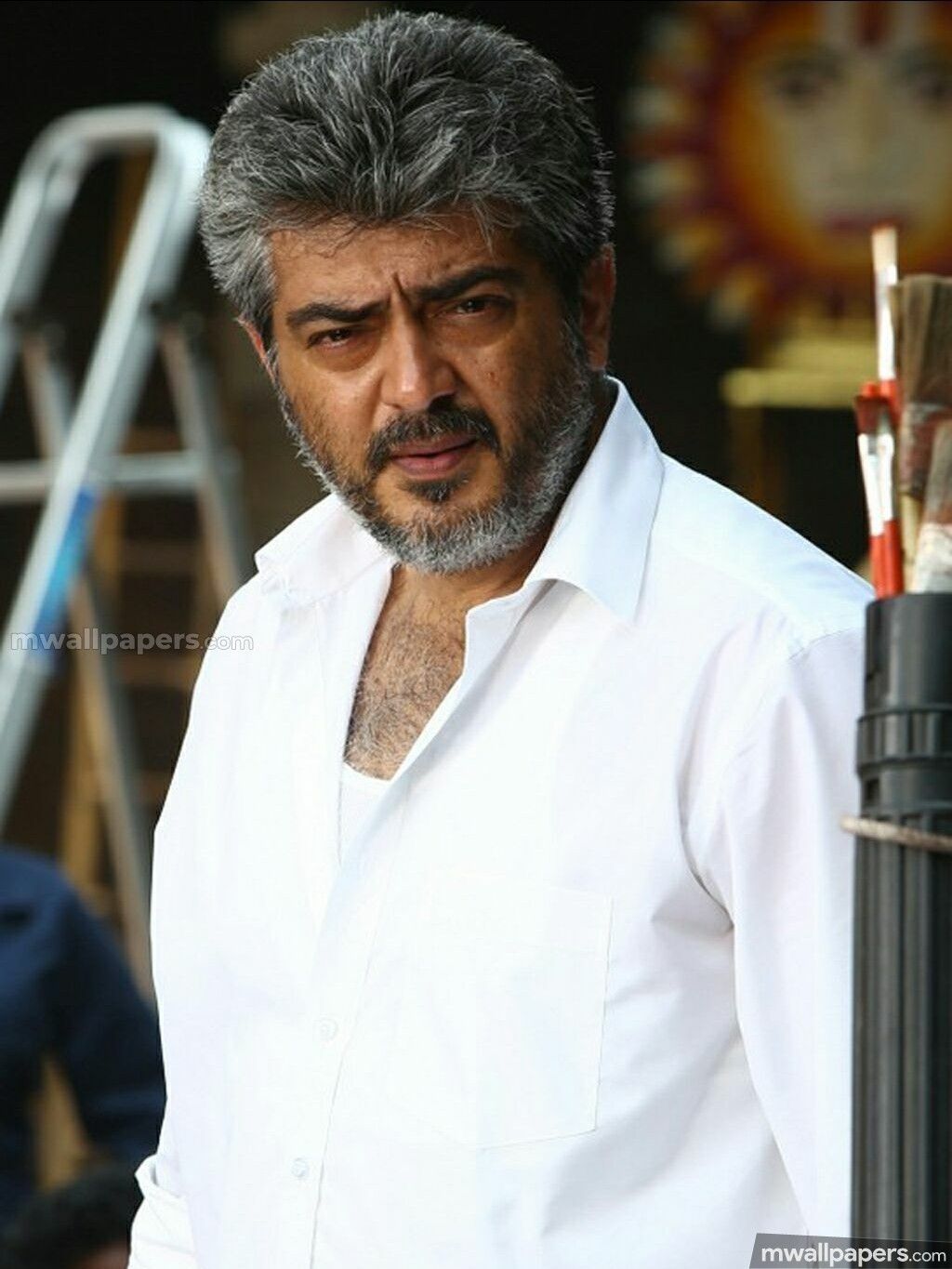 Ajith Salt And Pepper Look , HD Wallpaper & Backgrounds