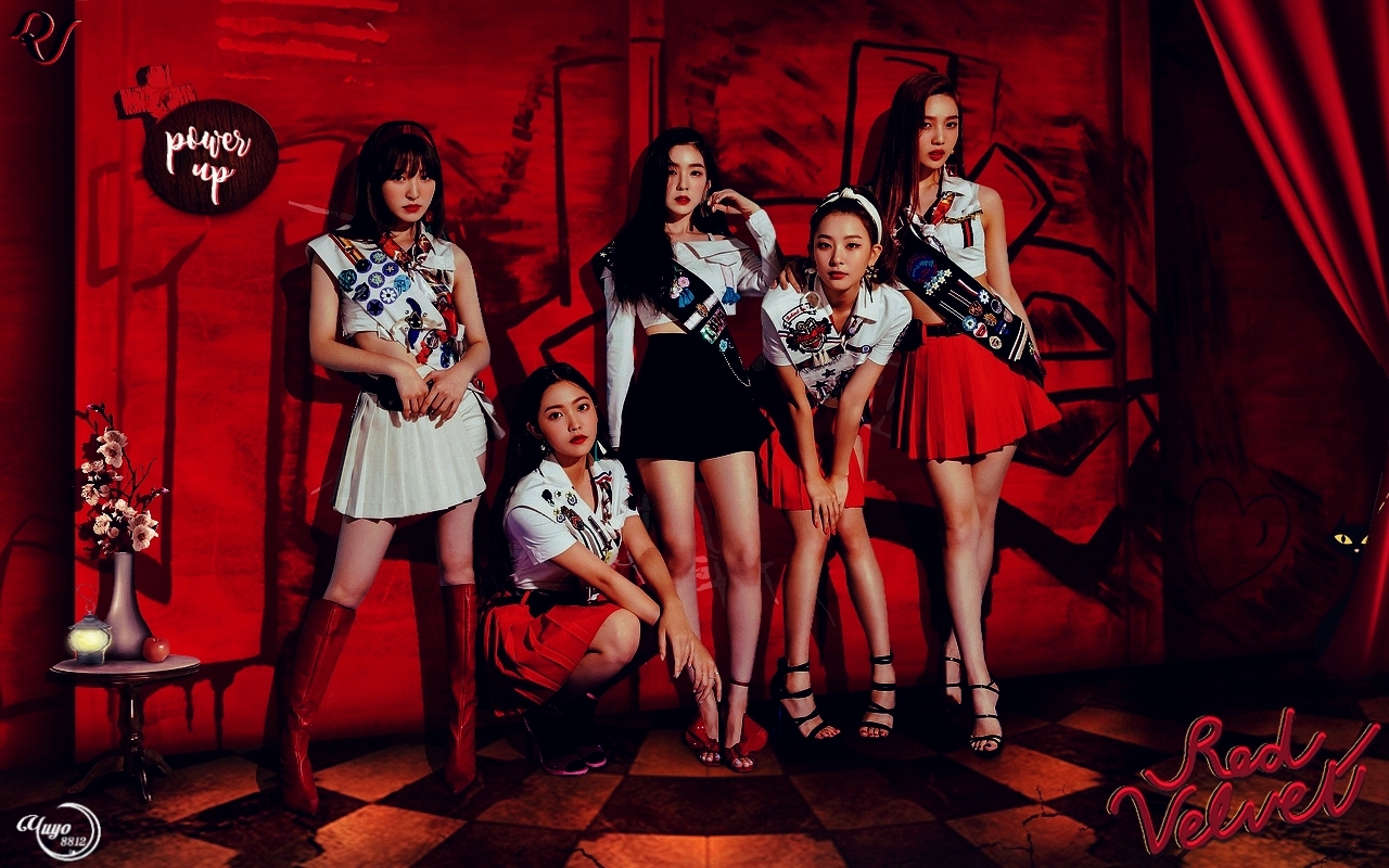 Red Velvet Power Up - Red Velvet Wallpapers Hd , HD Wallpaper & Backgrounds