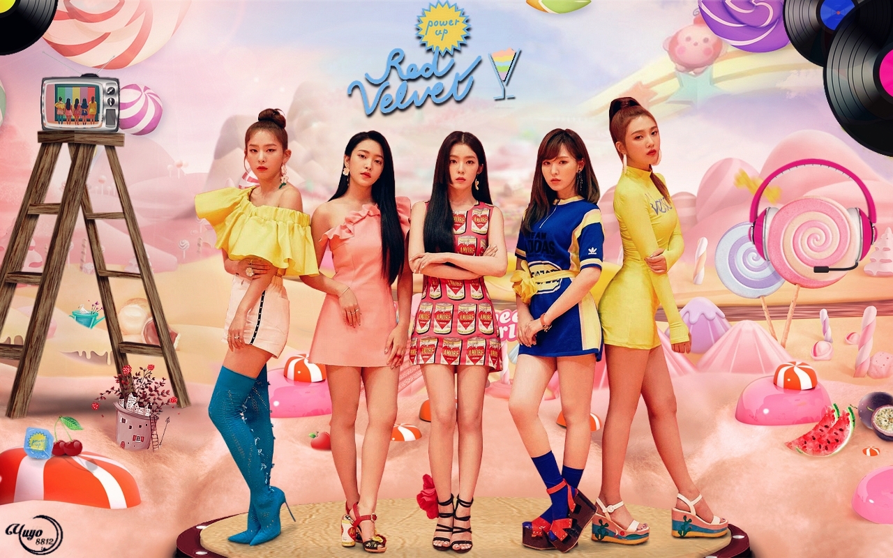 Red Velvet 2 Power Up - Red Velvet Power Up , HD Wallpaper & Backgrounds
