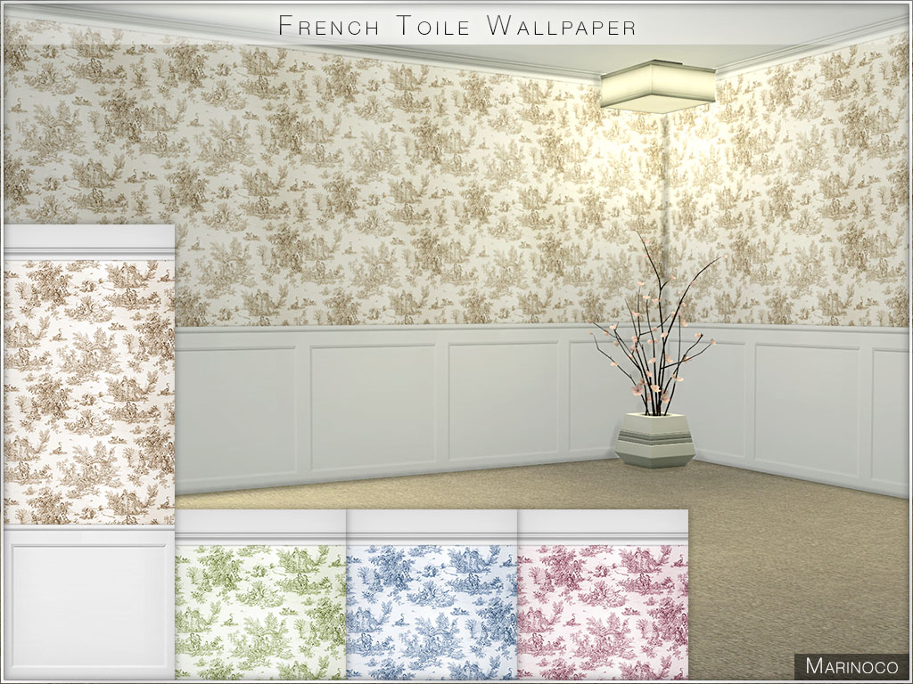Sims 4 Toile De Jouy , HD Wallpaper & Backgrounds
