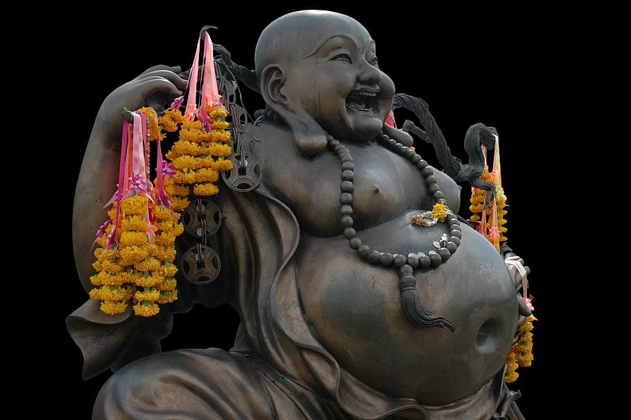Laughing Buddha Figurine, Shamanism, Look Forward, - Laughing Buddha Wallpaper Hd , HD Wallpaper & Backgrounds