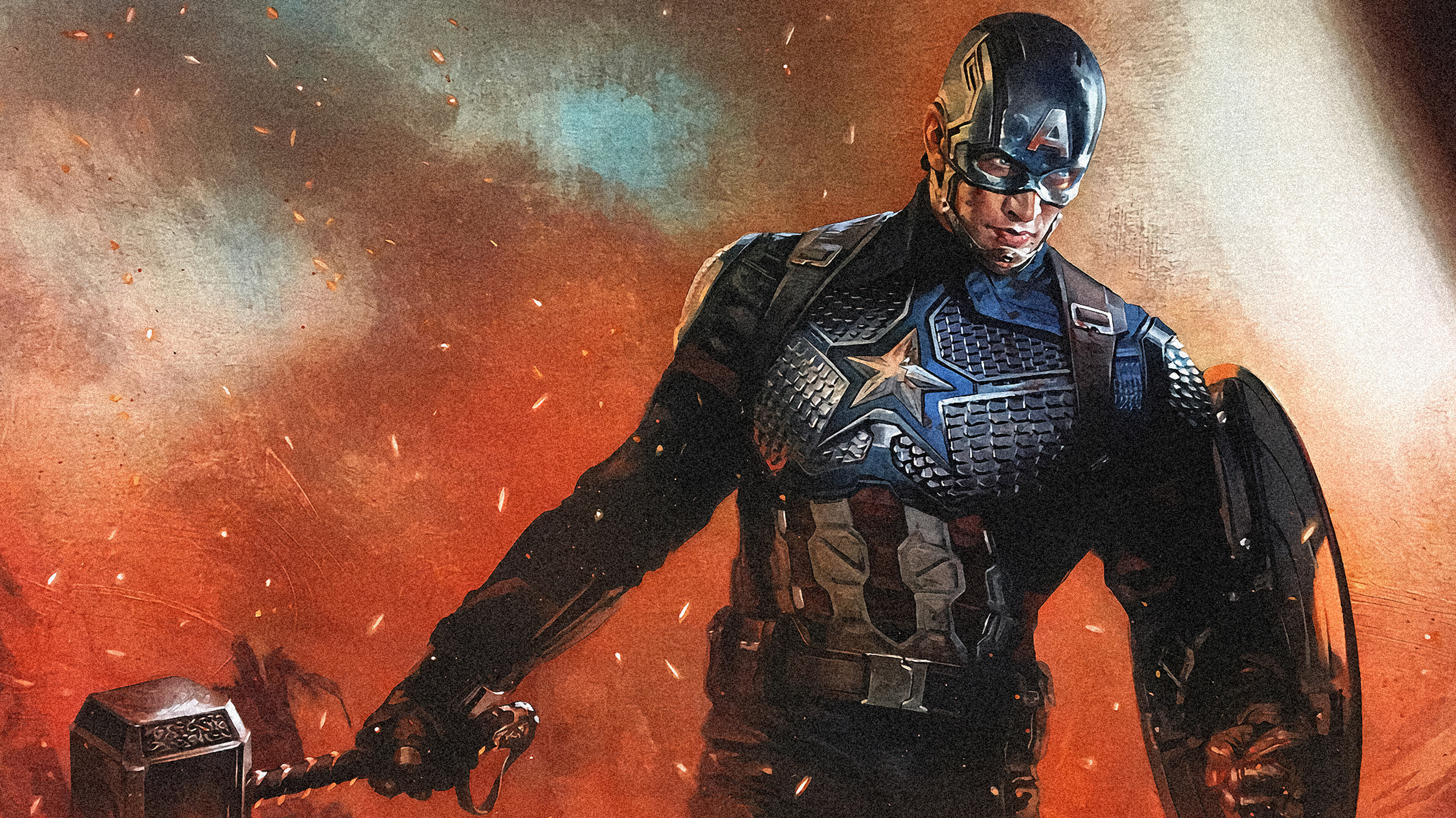 Captain America Gabrielle Del Otto , HD Wallpaper & Backgrounds