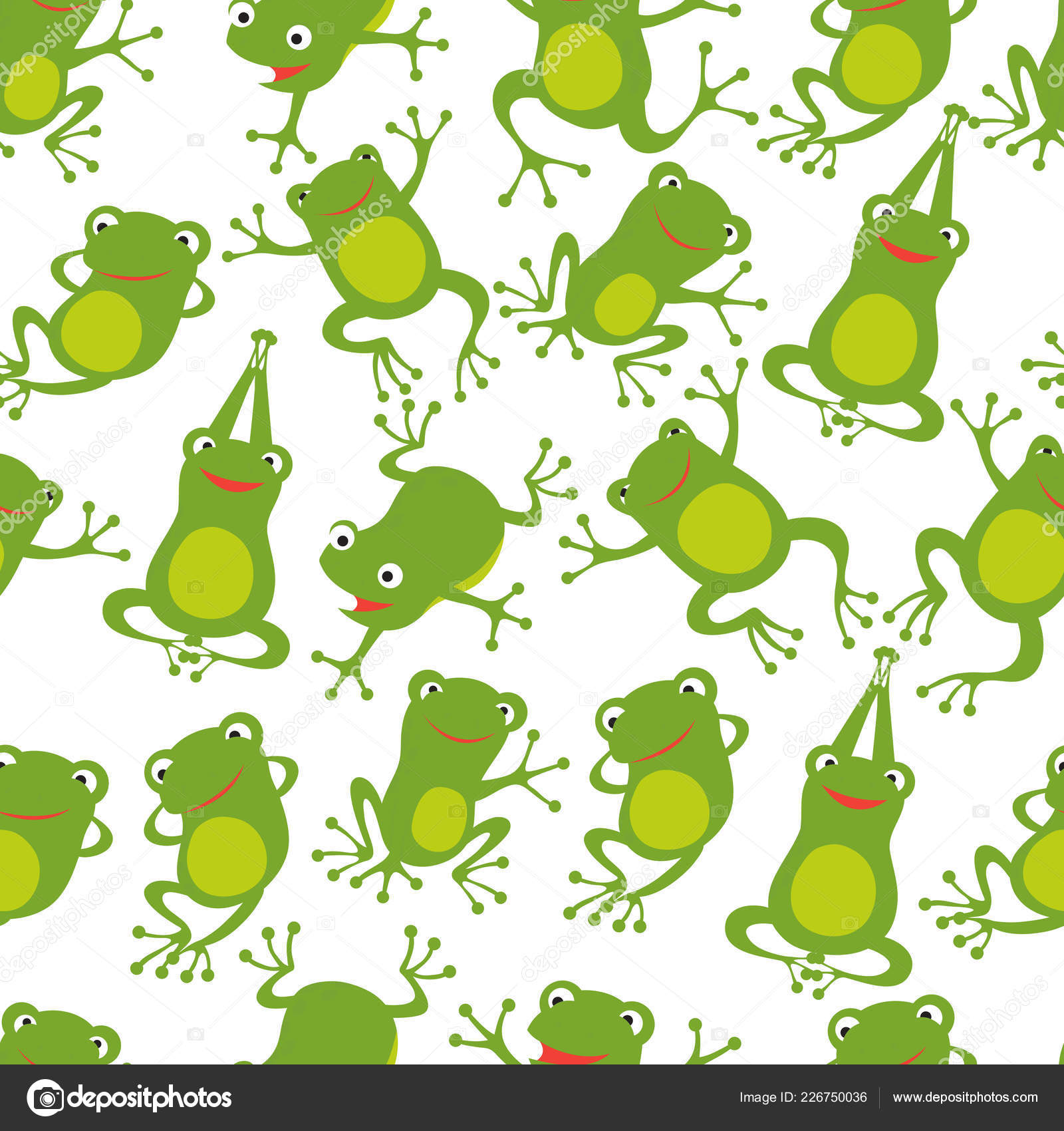 Frog Seamless Pattern - Cartoon Free Wallpaper Frogs , HD Wallpaper & Backgrounds