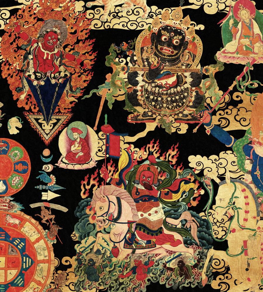 Tibetan Tapestry , HD Wallpaper & Backgrounds