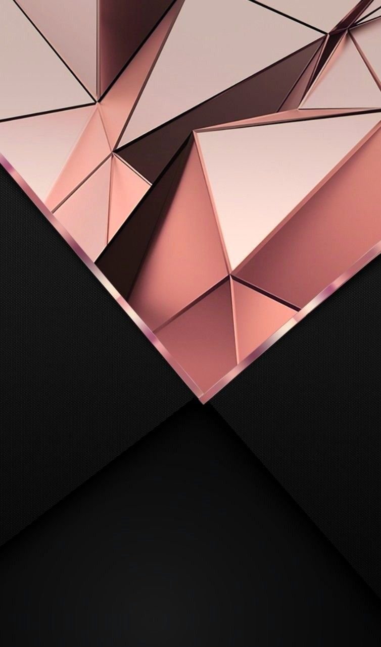 Black And Rose Gold , HD Wallpaper & Backgrounds