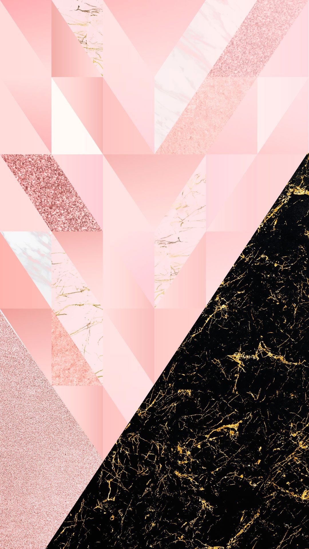 Marble Pink And Black Iphone , HD Wallpaper & Backgrounds