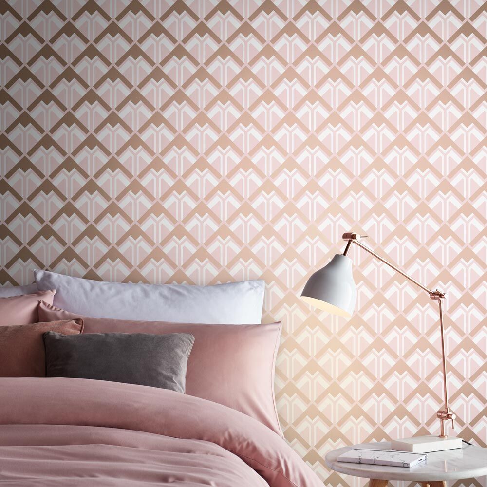 Beau Pink & Rose Gold Wallpaper, , Large - Graham And Brown Wish Blush , HD Wallpaper & Backgrounds