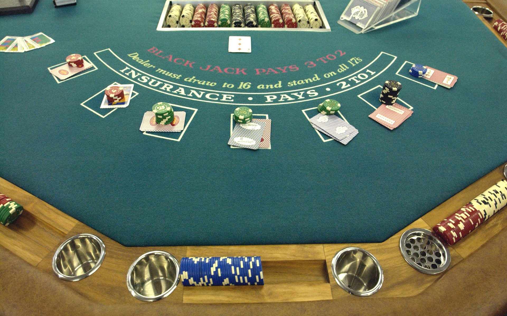 Casino Table Black Jack , HD Wallpaper & Backgrounds