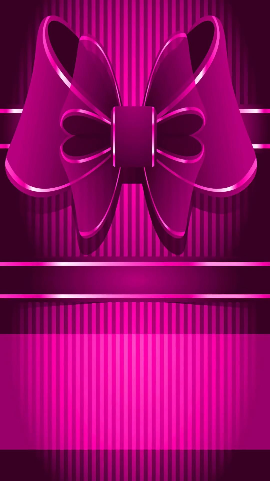 1080x1920, Bow Wallpaper, Wallpaper Backgrounds, Iphone - Iphone Wallpaper Bow Pink , HD Wallpaper & Backgrounds