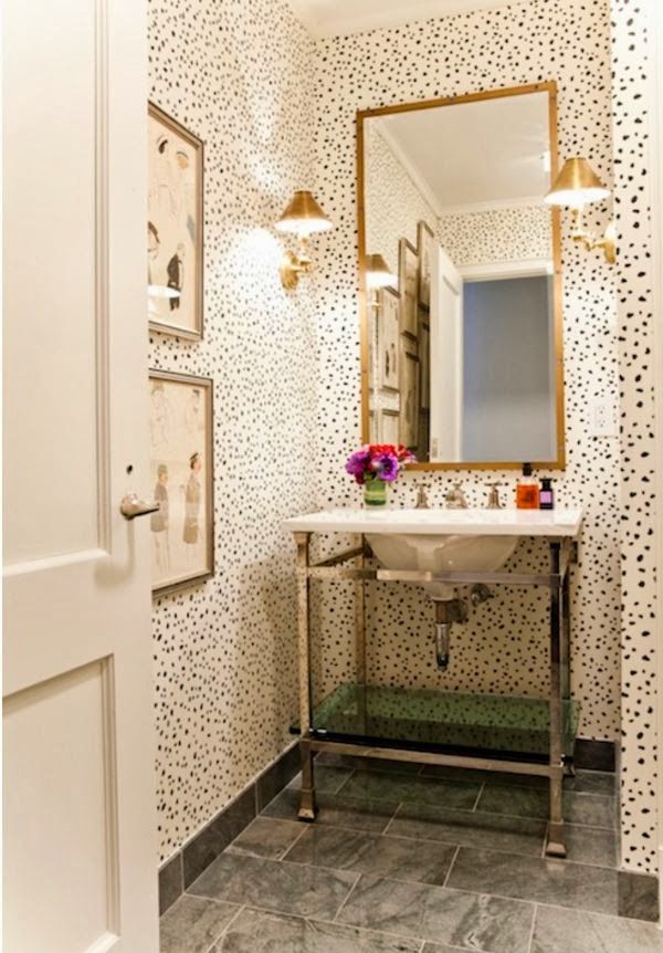 Wallpaper In Bathrooms - Brighten Up Small Dark Bathroom , HD Wallpaper & Backgrounds