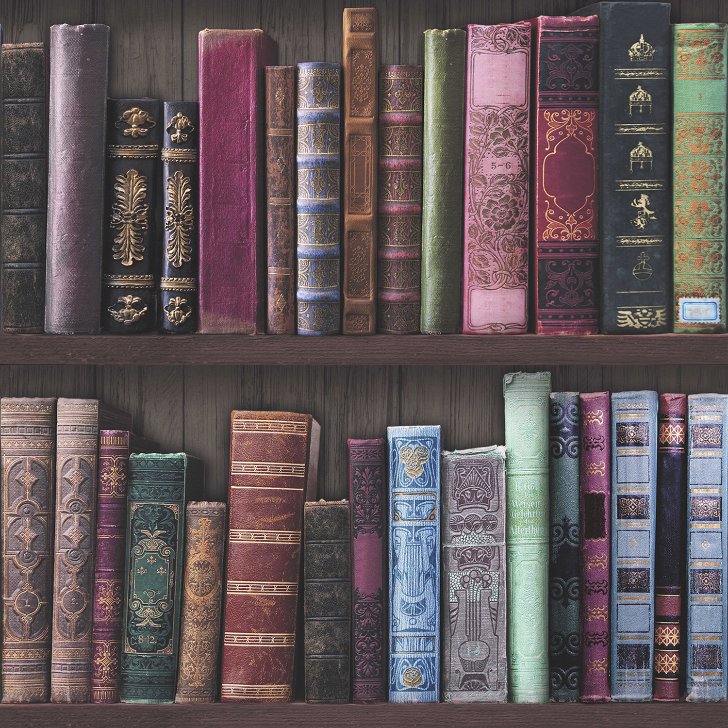Bookcase Wall Paper , HD Wallpaper & Backgrounds