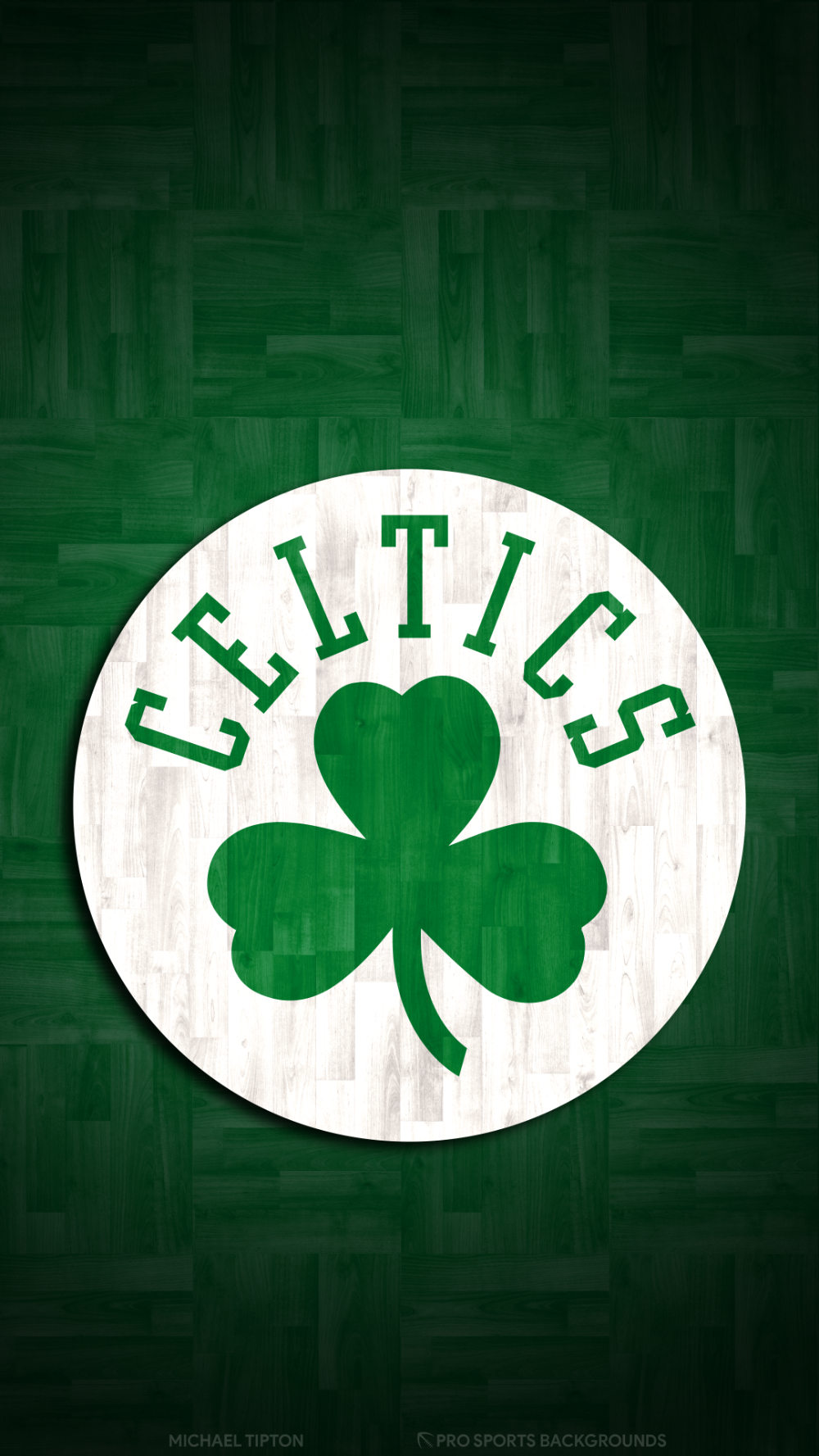 Boston Celtics Black Logo , HD Wallpaper & Backgrounds