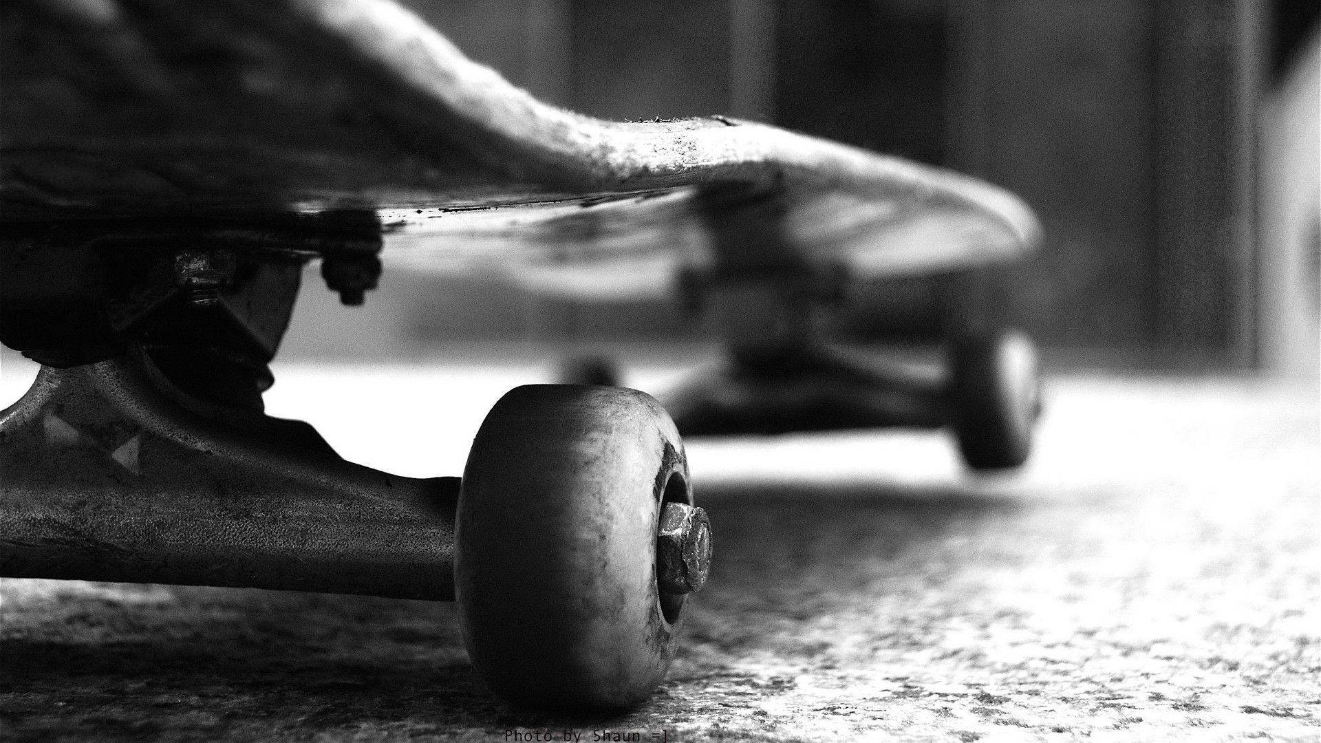 Black And White Skateboard Photography , HD Wallpaper & Backgrounds