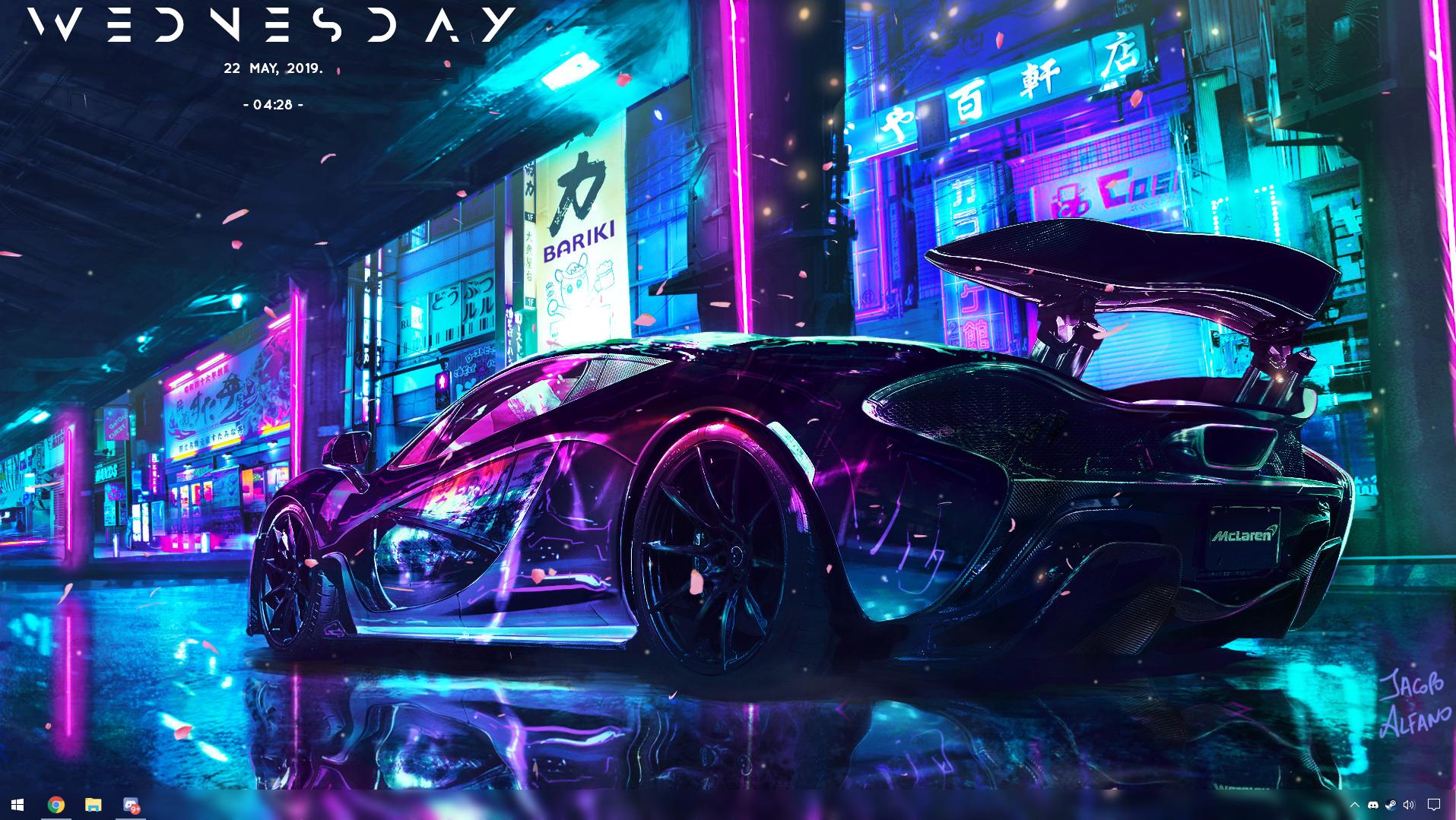 Cyberpunk Supercar , HD Wallpaper & Backgrounds