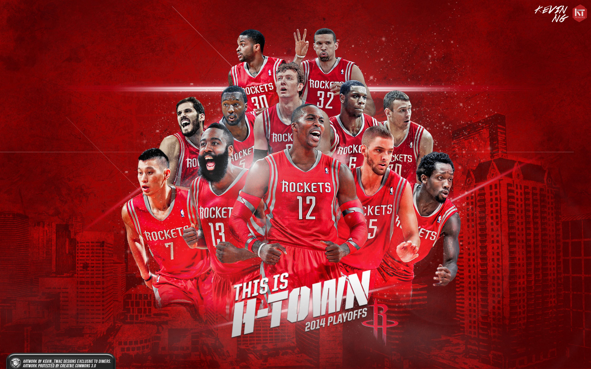 1920x1200, Houston Rockets Wallpapers - Houston Rockets Full Team , HD Wallpaper & Backgrounds