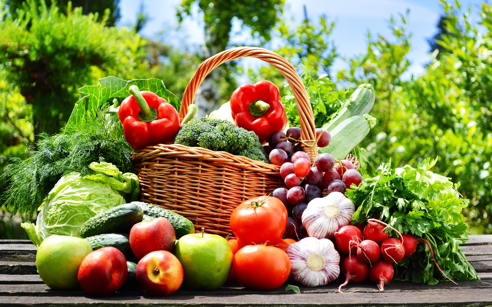 Fruits And Vegetables Nature , HD Wallpaper & Backgrounds