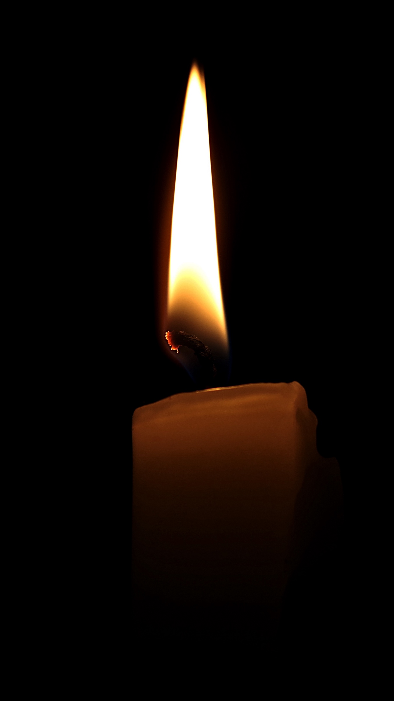 Wallpaper Candle, Wick, Wax, Dark Background - Flame , HD Wallpaper & Backgrounds