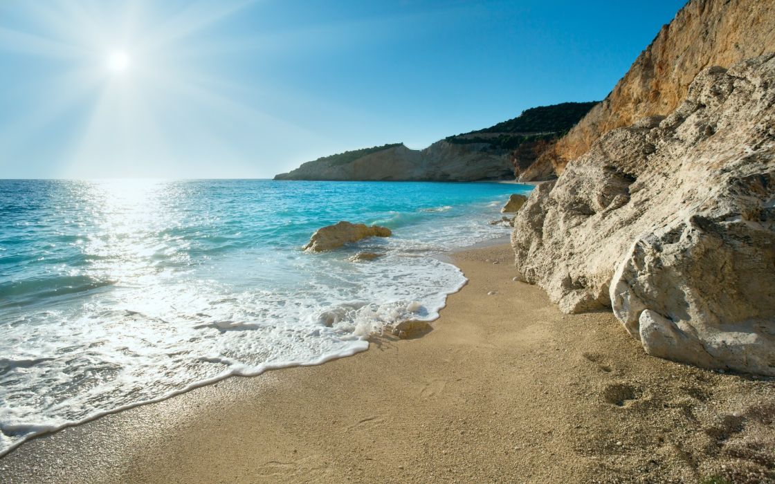 Coast Greece Greece Nature Sea Wallpaper , HD Wallpaper & Backgrounds