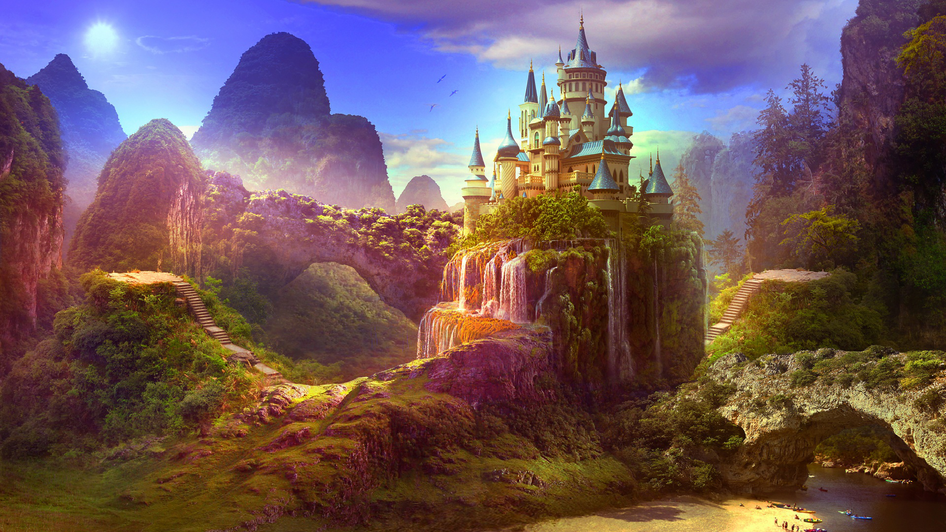 Fairytale Wallpaper Castles , HD Wallpaper & Backgrounds