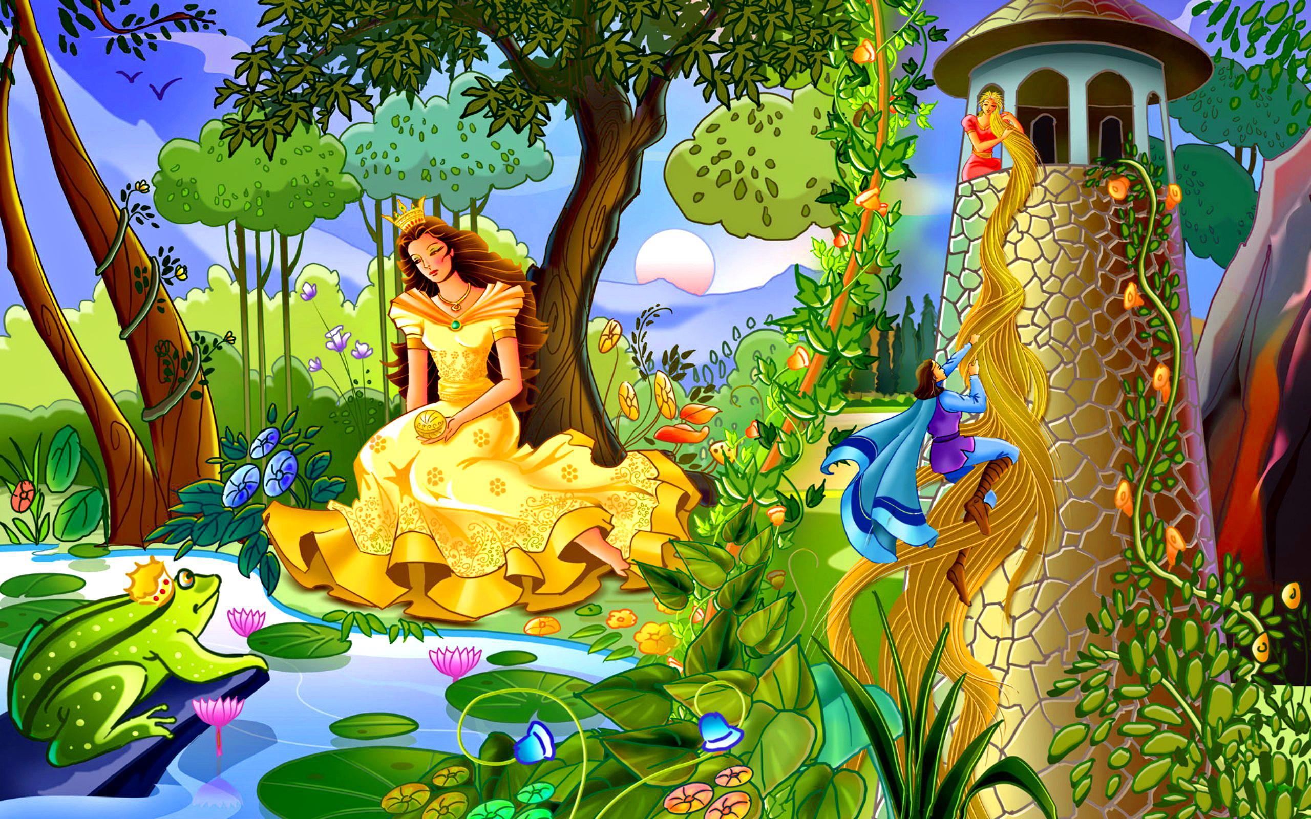 Colorful Fairytale - Colorful Fairy Tale Background , HD Wallpaper & Backgrounds