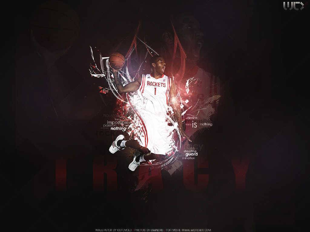 Tracy Mcgrady Cool Slam Dunk Wallpaper - Houston Rockets Wallpaper Tmac , HD Wallpaper & Backgrounds