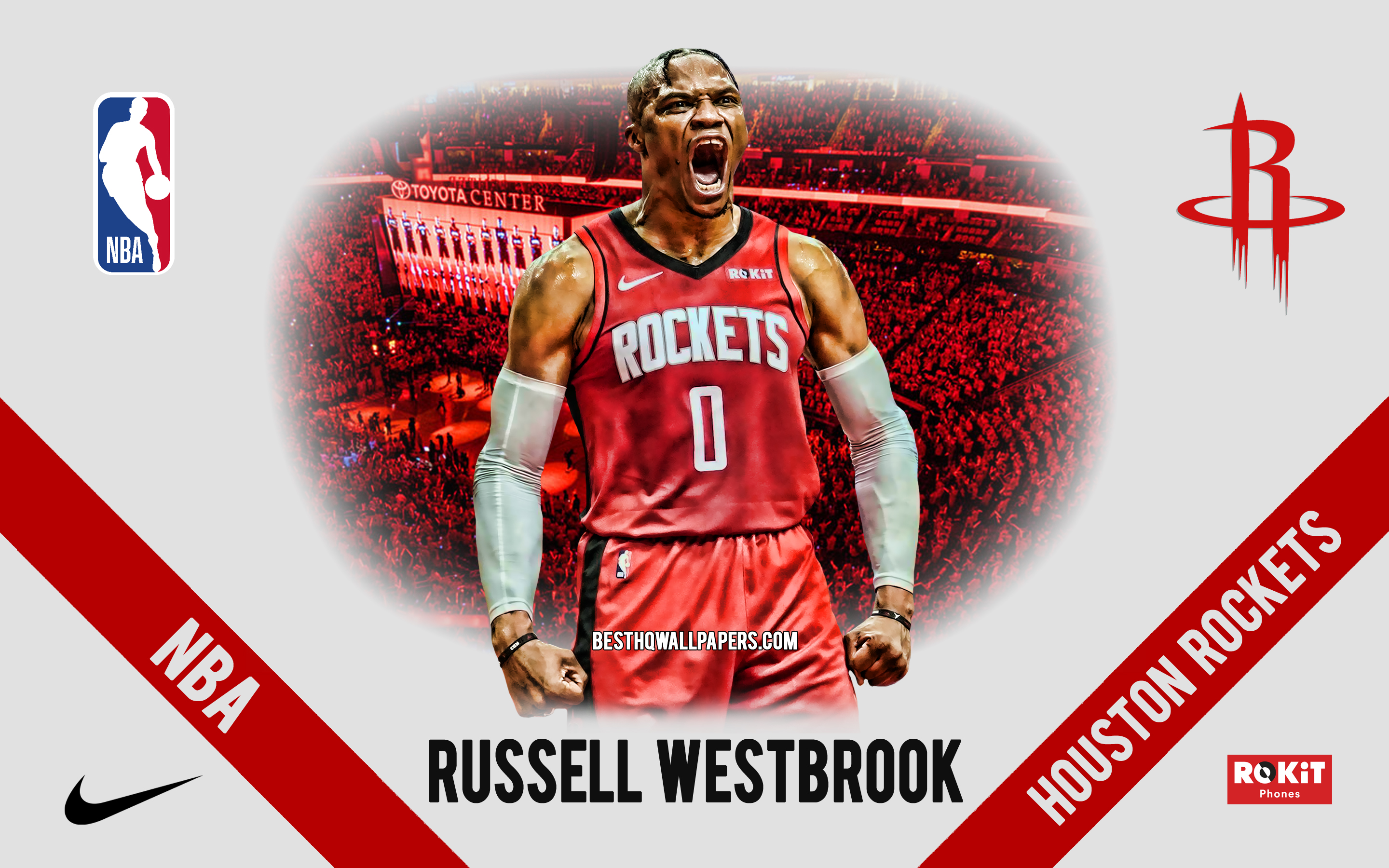 Russell Westbrook, Houston Rockets, American Basketball - Houston Rockets , HD Wallpaper & Backgrounds