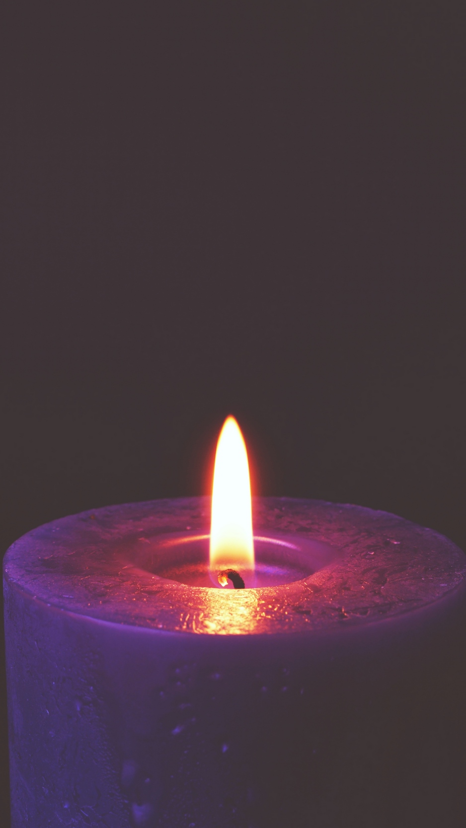 Wallpaper Candle, Flame, Wax, Dark - Heart Candle In The Dark , HD Wallpaper & Backgrounds