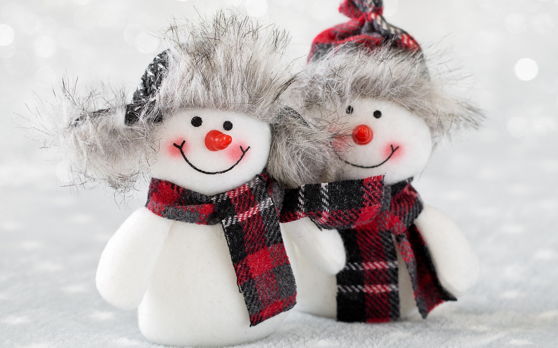 Snowmen, Winter, Snow, Toys, New Year, Merry Christmas - Sfondo Pupazzo Di Neve Albero Natale , HD Wallpaper & Backgrounds