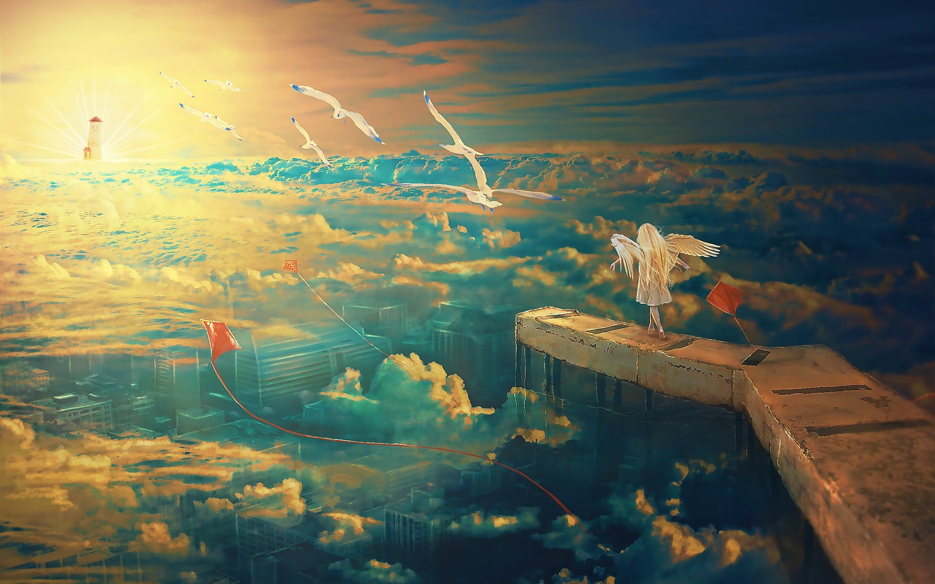 Anime Lighthouse , HD Wallpaper & Backgrounds