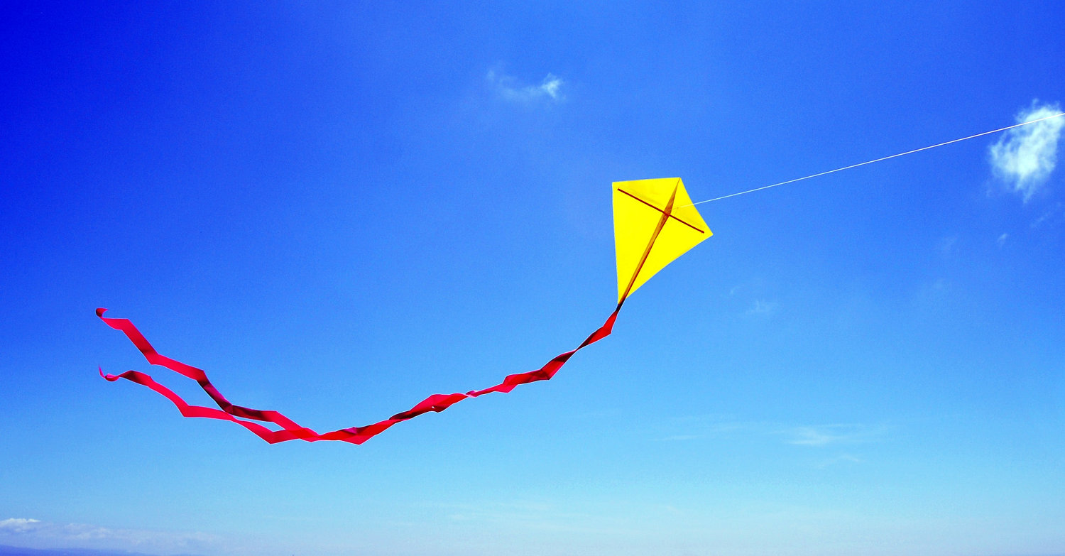 Kite Download Clip Art Clip Art On Clipart Library - Kite Flying In The Sky , HD Wallpaper & Backgrounds
