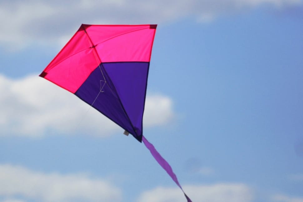 Pink And Purple Diamond Kite Preview - Kite Diamond Purple Pink , HD Wallpaper & Backgrounds