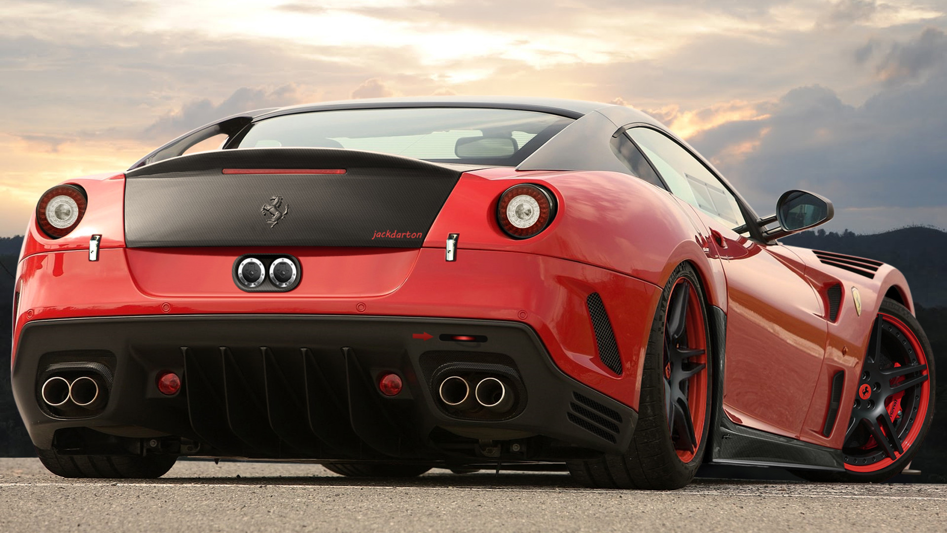 Street Racing Cars Wallpaper For Gadgets - Ferrari 599 Gto 2011 , HD Wallpaper & Backgrounds