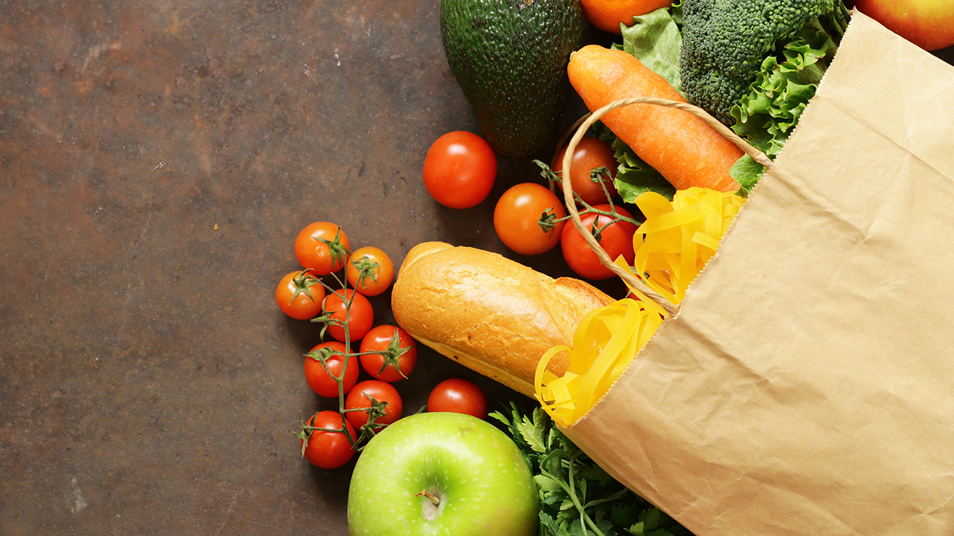 Shopping Bag In Vegetables , HD Wallpaper & Backgrounds