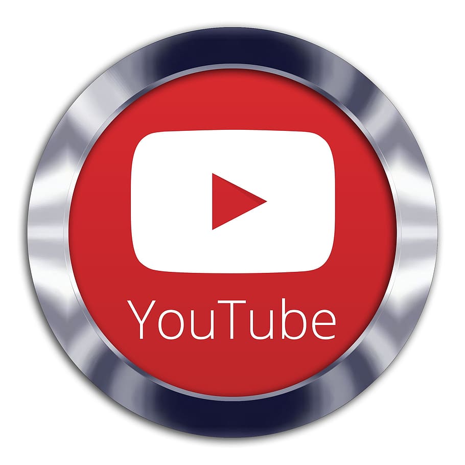 Youtube Play Button Logo, You Tube, Social Media, Icon, - Logo Youtube Hd , HD Wallpaper & Backgrounds