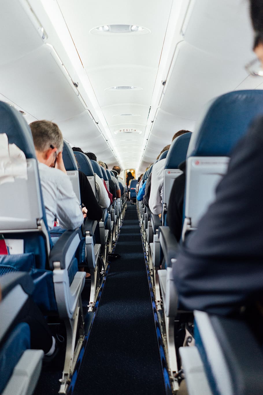 People Sitting Inside Plane, Airplane, Airplane Aisle, - Rules Plane , HD Wallpaper & Backgrounds