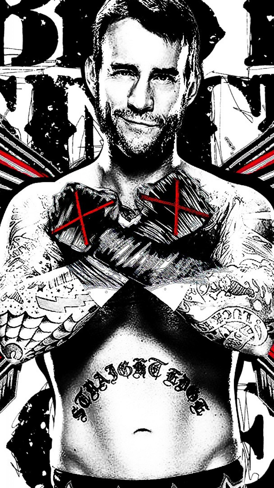 Wwe Wallpaper Download - Cm Punk Wallpaper Phone , HD Wallpaper & Backgrounds