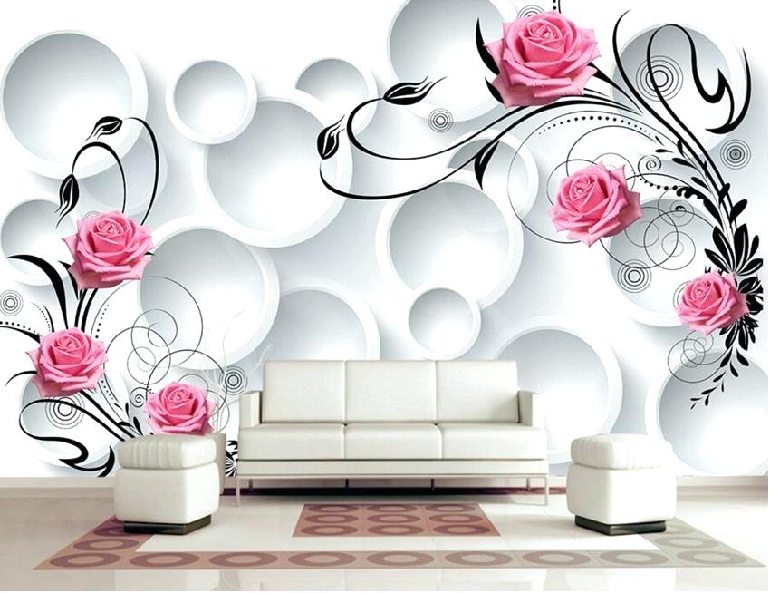 Contemporary Modern Design Wallpaper Warm For Living - Modern Wall Wallpaper Design , HD Wallpaper & Backgrounds